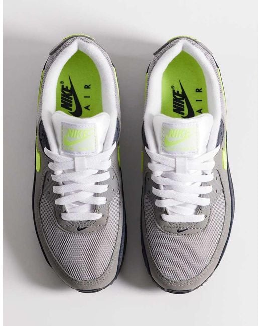 Nike Blue Air Max 90 Trainers