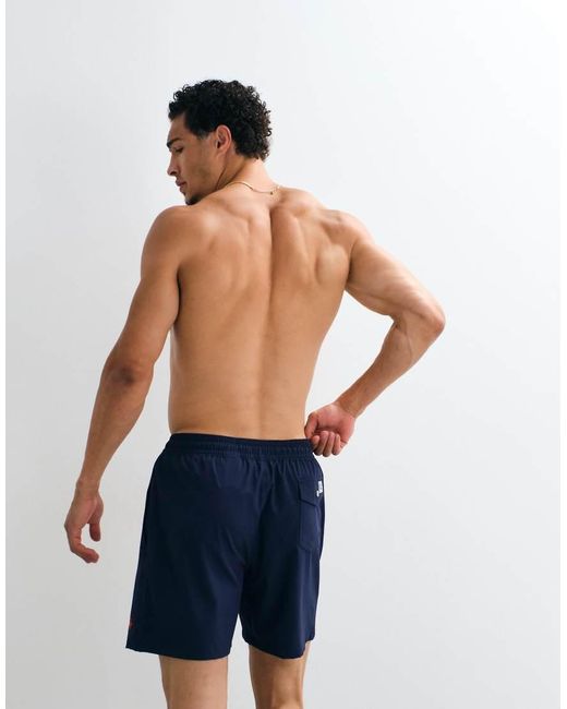 Polo Ralph Lauren Blue Traveller Classic Fit Swim Shorts for men