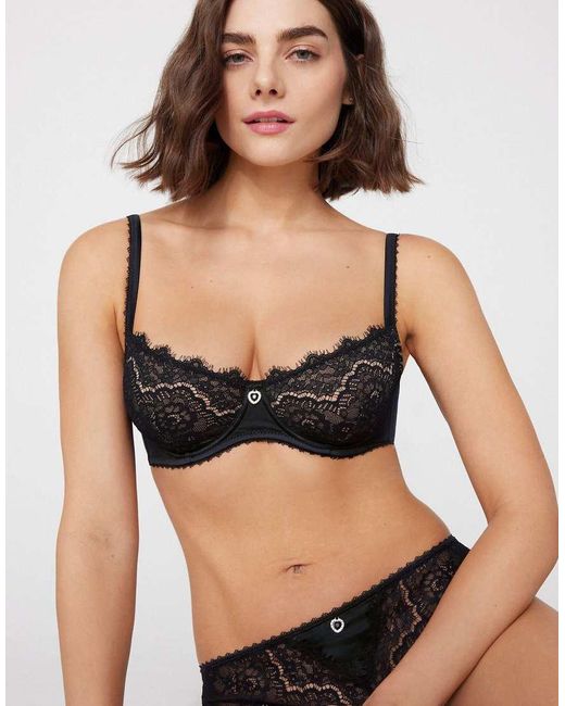 Tezenis Black Paris Dark Romance Balconette Bra
