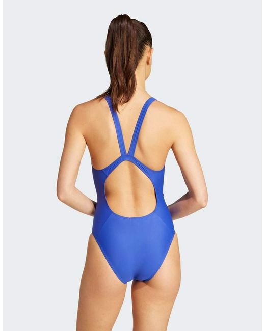 Adidas Originals Blue V-Back Swimsuit
