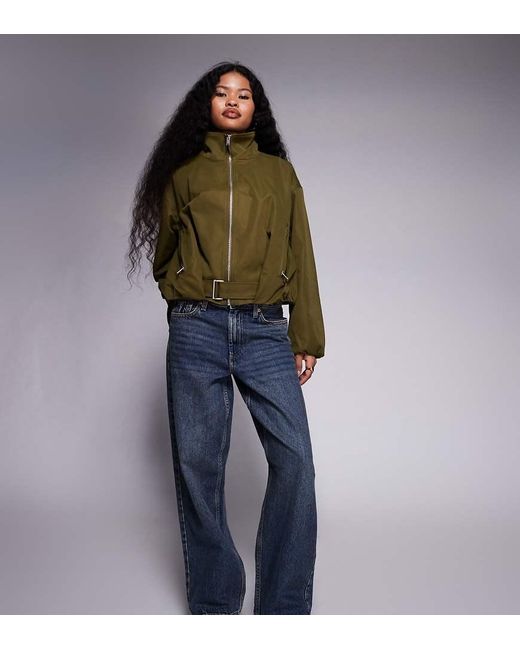 River Island Blue Relaxed Straight Leg Jean