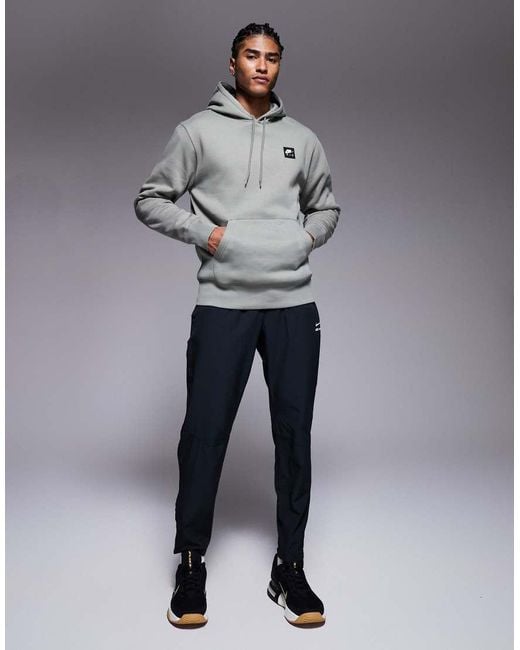 Nike Gray Air Graphic Hoodie for men