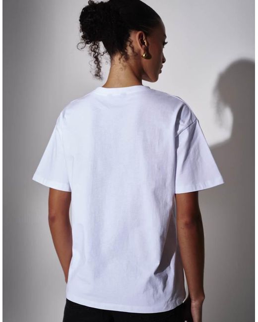 South Beach White Ski Cocktail Class Oversized Tshirt
