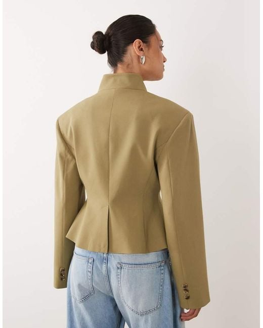 ASOS Green Tailored Pelmet Mini Skort