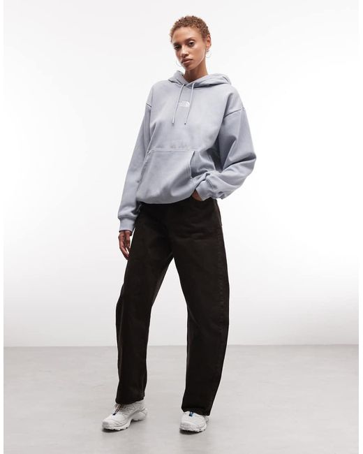 The North Face Gray W Essential Oversize Hoodie