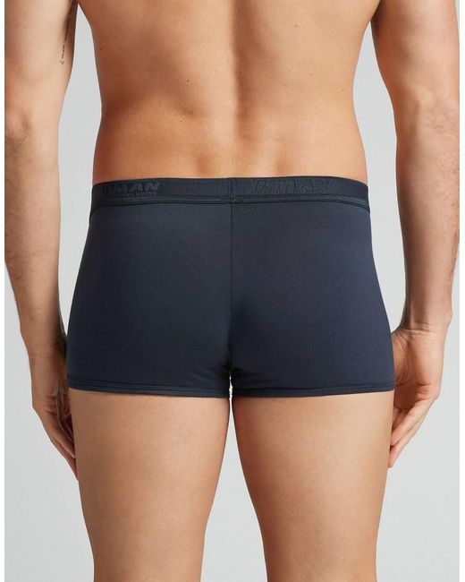 Intimissimi Blue Superior Cotton Boxers With Logo for men