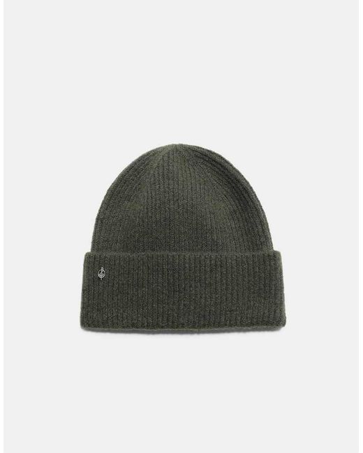 Stradivarius Basic Gebreide Muts in het Green