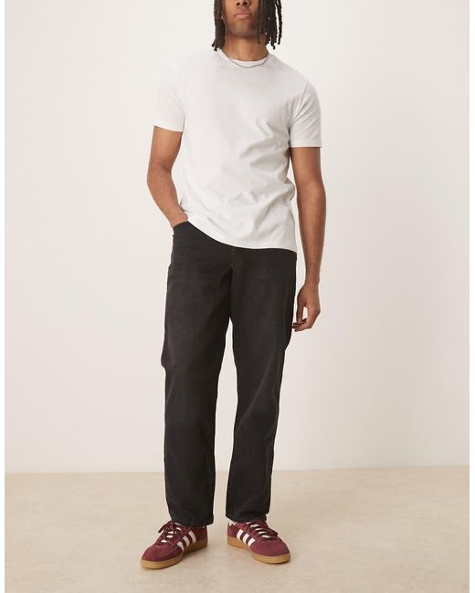 Vaqueros De Corte Recto Con Lavado De ASOS de hombre de color Natural