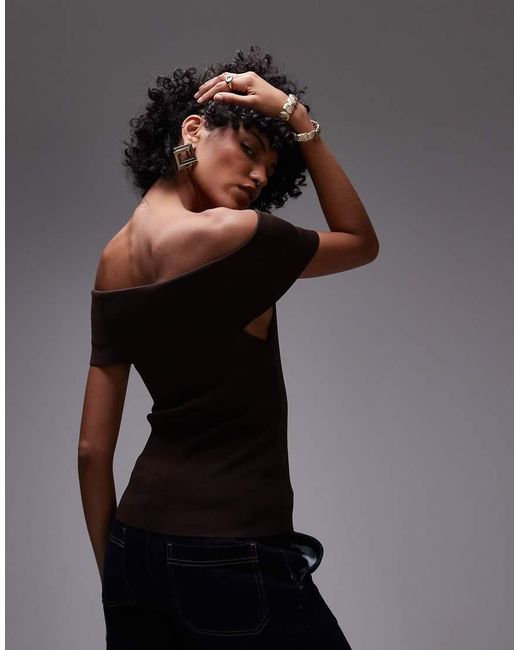 Top di Mango in Black
