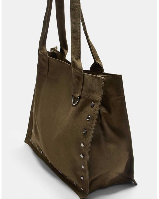 Stradivarius Brown – stoff-tragetasche
