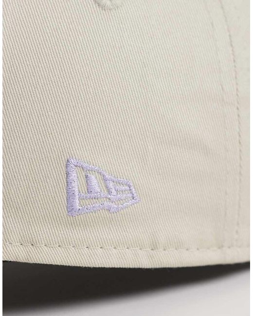 KTZ White Ny Yankees Womens 9forty Metallic Logo Cap
