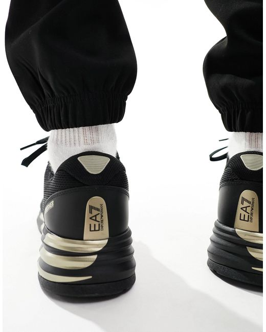 EA7 Armani – sneaker in Black für Herren
