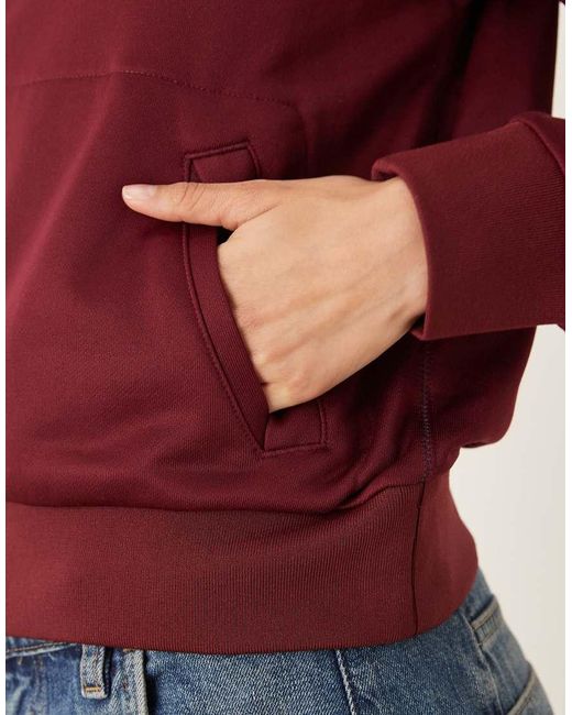 Calvin Klein Red High Shine Hoodie