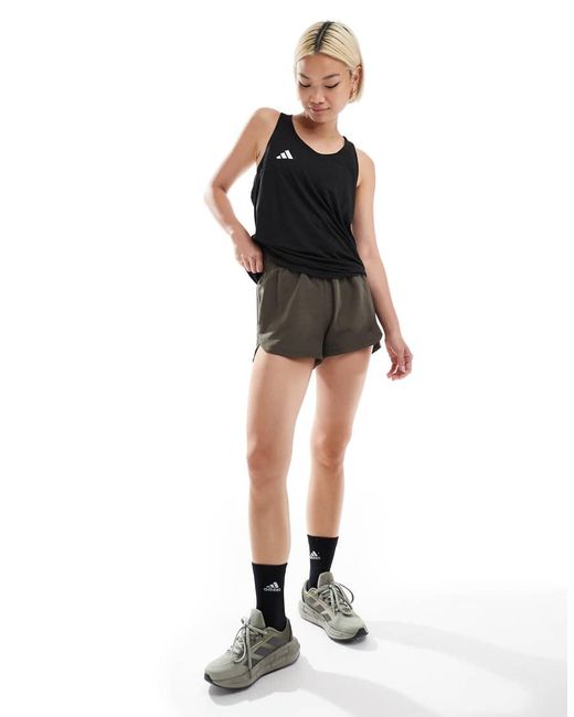 Adidas Originals Black Adidas Running Adizero Vest