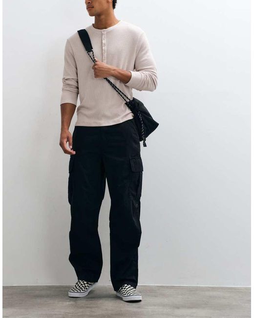 Vans Blue Para Baggy Cargo Pants for men