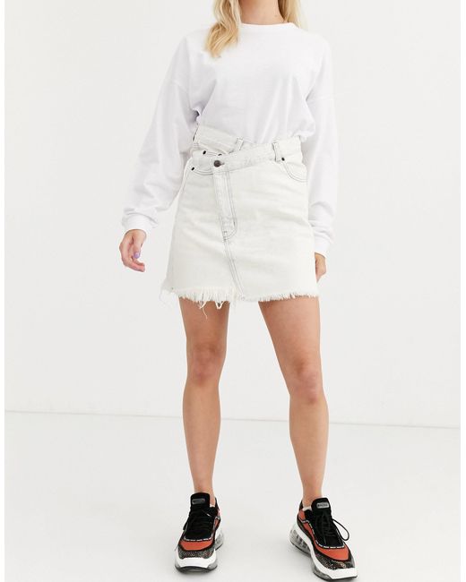 cheap monday denim skirt