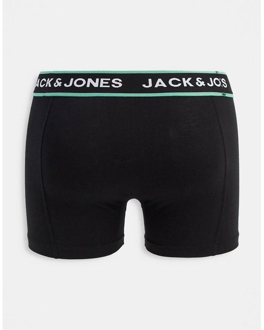 Pack De 3 Calzoncillos Con Estampado Floral De Jack & Jones de hombre de color Multicolor