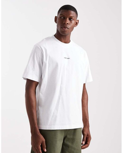 Jack & Jones Oversized T-Shirt Met Project Core-Print Op De Achterkant in het White voor heren