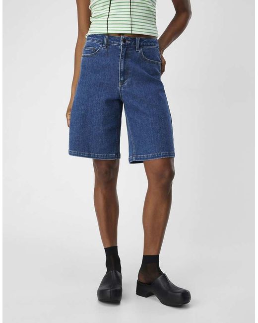Object Denim Shorts in het Blue
