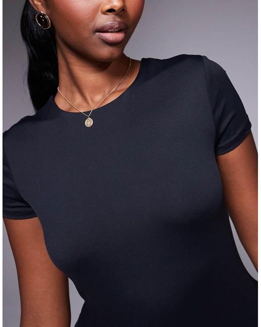 River Island Blue Short Sleeve Jersey Tee