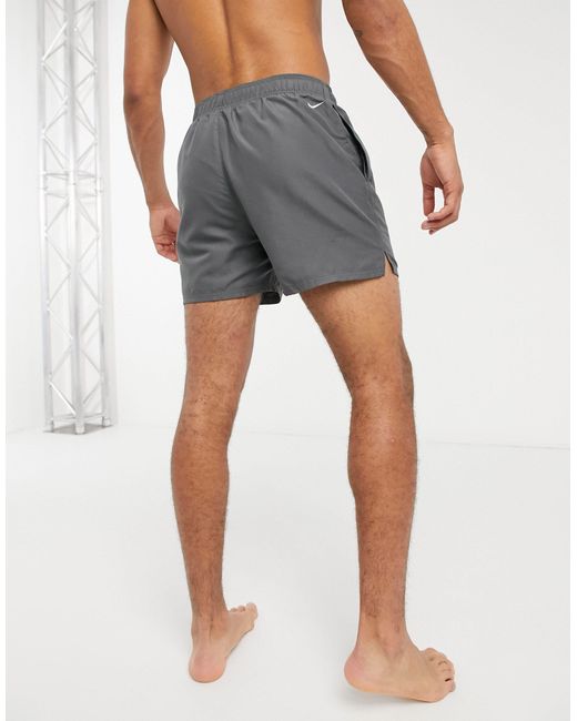 Nike 5inch Volley Shorts With Placement Logo in Gray for Men
