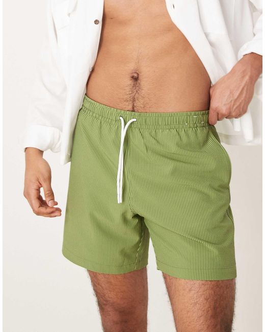 Abercrombie & Fitch – badehose in Natural für Herren