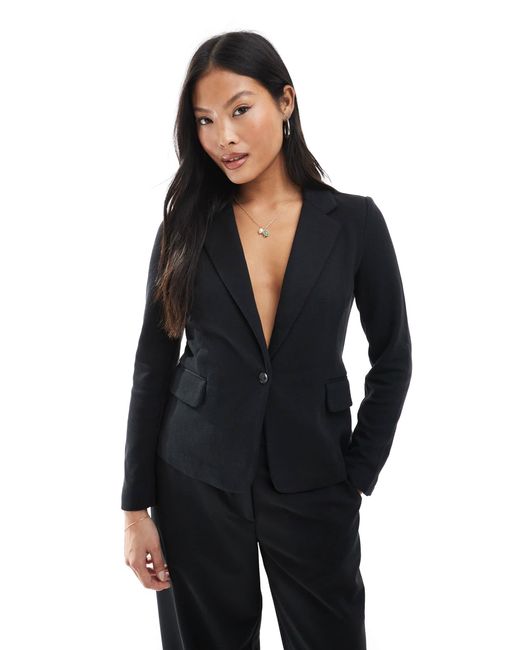 Vero Moda Blue – figurbetonter jersey-blazer