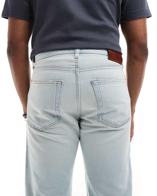 Calvin Klein Blue Standard Straight Jeans for men