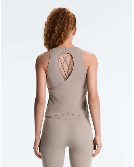 Oysho Natural Cross-back Comfortlux T-shirt
