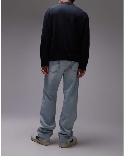 Tommy Hilfiger Black Otis Regular Straight Jeans for men
