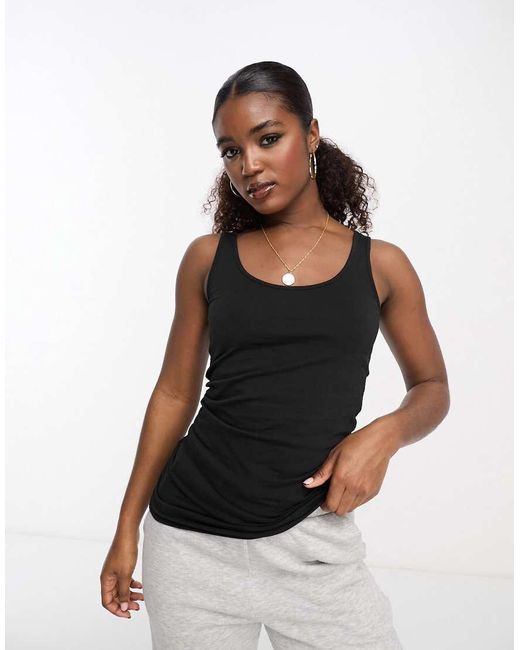Vero Moda Hemdje Met Lange Pasvorm in het White