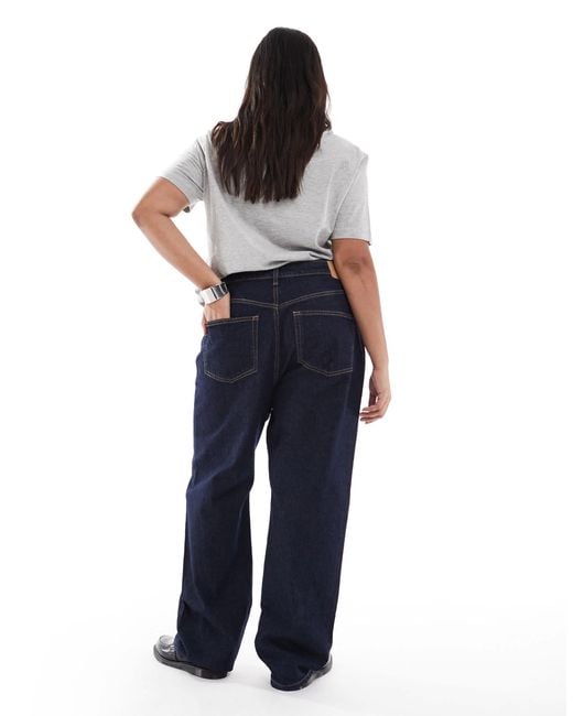 ASOS Blue Asos design curve – jeans aus comfort-stretch-denim