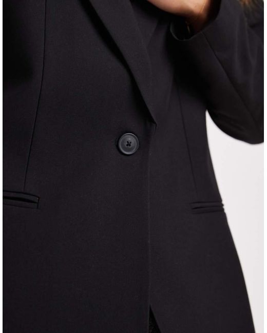 ASOS Black Tailored Relaxed Blazer