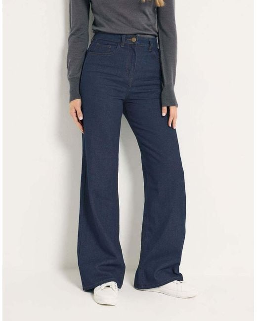 Long Tall Sally Blue Wide Leg Jeans