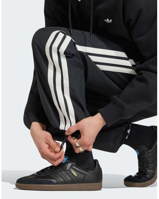 Adidas Originals Black Cutline Track Pants for men