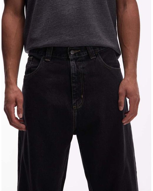 Carhartt Blue Brandon Loose Straight Fit Jeans for men