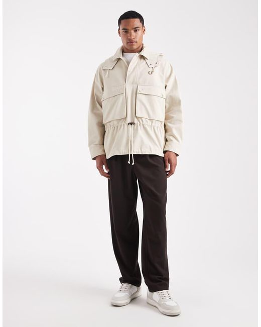 Fred Perry Natural Hooded Jacket for men
