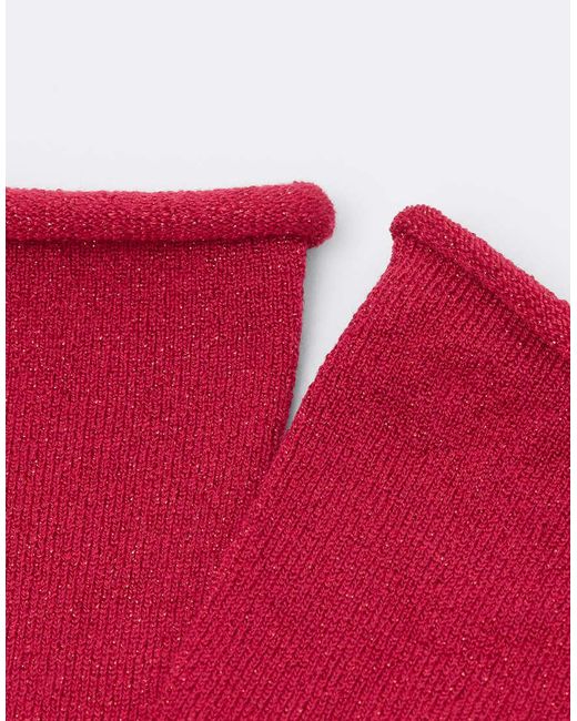 Calzedonia Pink Glitter Socks