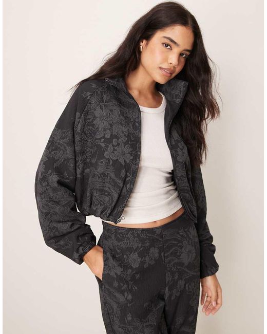 nike floral print jacket