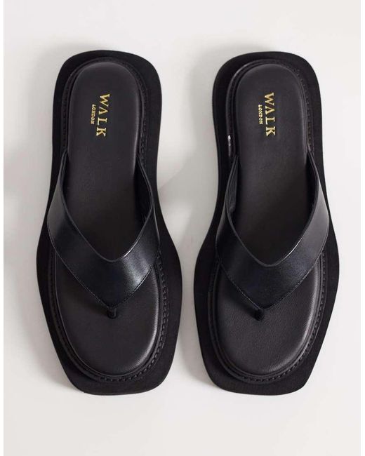Walk London Black Berlin Toe Post