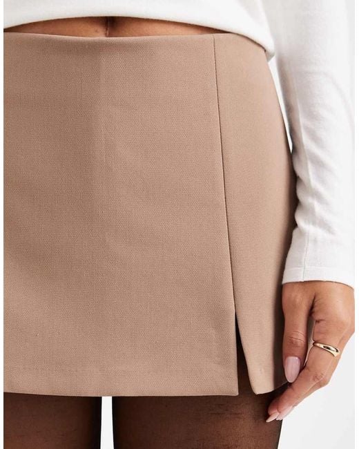 ASOS White Pelmet Mini Skort