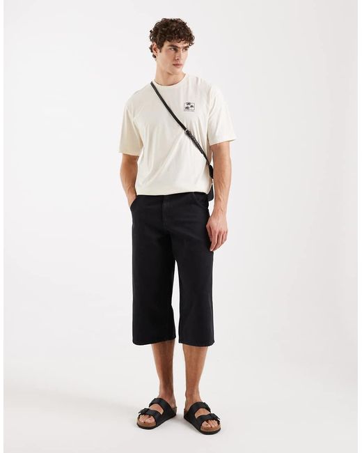 Redefined Rebel White Mario Boxy Oversized Fit Short Sleeve Graphic Tee for men