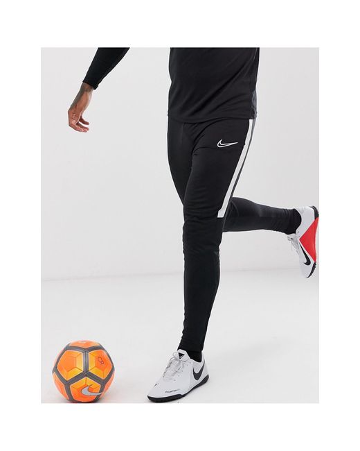 conectar Larva del moscardón Mujer Nike Football Nike Soccer Academy Tapered Sweatpants in Black for Men | Lyst