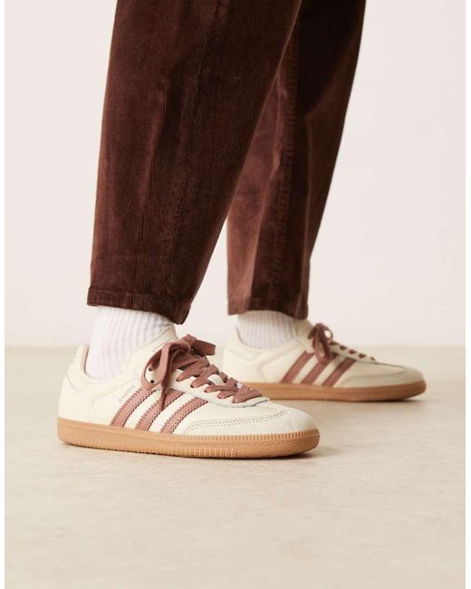 Adidas Originals Brown Samba Og Trainers for men