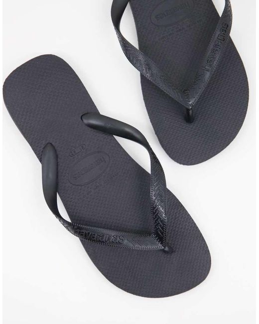 Havaianas Black Classic Top Flip Flops for men