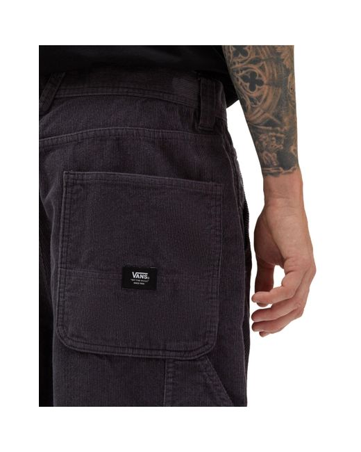 Drill chore - pantalon ample style charpentier en velours côtelé - noir Vans pour homme en coloris Black