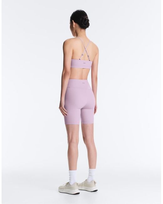 Oysho Pink Comfortlux High-rise 20cm Short leggings