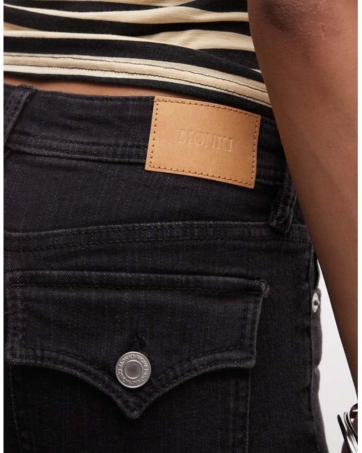 Monki White Denim Hotpant Shorts