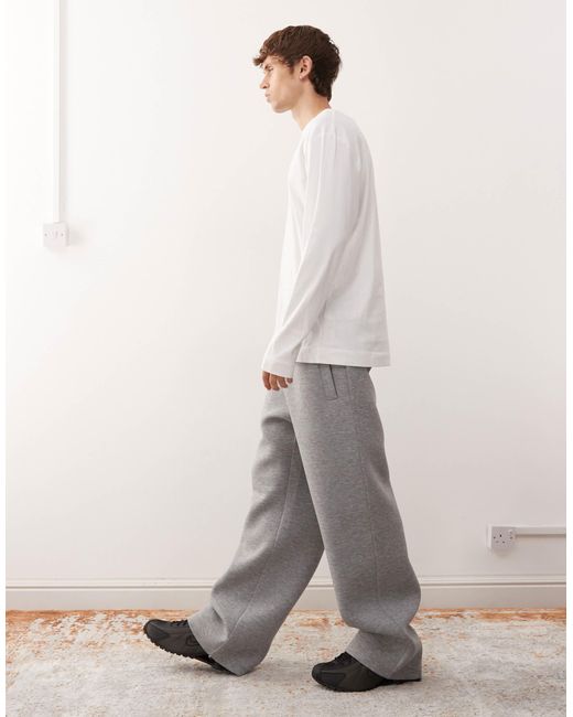 Weekday Gray Wide Leg joggers for men