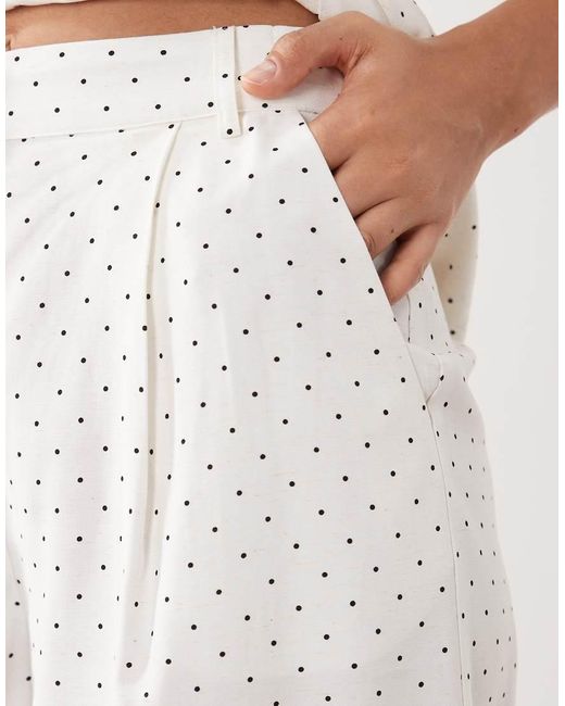 Y.A.S White Tailored Wide Leg Trouser Co-ord